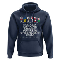 Canada Greenland Mexico Panama Gaza Ukraine Pride Hoodie Hand Fist