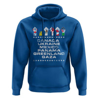 Canada Greenland Mexico Panama Gaza Ukraine Pride Hoodie Hand Fist