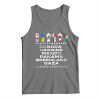 Canada Greenland Mexico Panama Gaza Ukraine Pride Tank Top Hand Fist
