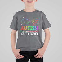Autism Awareness Acceptance T Shirt For Kid Advocate Educate Accommodate Include Infinity Symbol