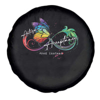 Autism Awareness Acceptance Red Instead Spare Tire Cover Infinity Symbol Rainbow Butterfly Feather