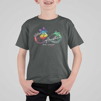 Autism Awareness Acceptance Red Instead T Shirt For Kid Infinity Symbol Rainbow Butterfly Feather