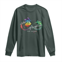 Autism Awareness Acceptance Red Instead Long Sleeve Shirt Infinity Symbol Rainbow Butterfly Feather