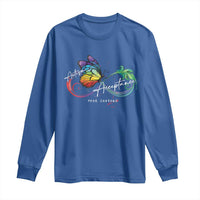 Autism Awareness Acceptance Red Instead Long Sleeve Shirt Infinity Symbol Rainbow Butterfly Feather