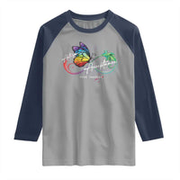 Autism Awareness Acceptance Red Instead Raglan Shirt Infinity Symbol Rainbow Butterfly Feather