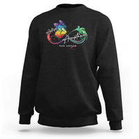 Autism Awareness Acceptance Red Instead Sweatshirt Infinity Symbol Rainbow Butterfly Feather