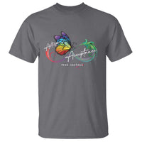 Autism Awareness Acceptance Red Instead T Shirt Infinity Symbol Rainbow Butterfly Feather
