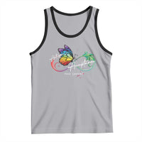 Autism Awareness Acceptance Red Instead Tank Top Infinity Symbol Rainbow Butterfly Feather