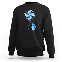 Child Abuse Prevention Awareness Sweatshirt Pinwheel Elephant