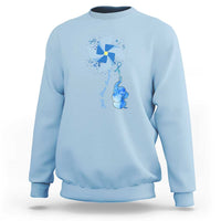 Child Abuse Prevention Awareness Sweatshirt Pinwheel Elephant