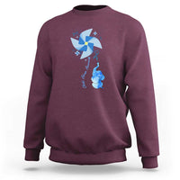 Child Abuse Prevention Awareness Sweatshirt Pinwheel Elephant