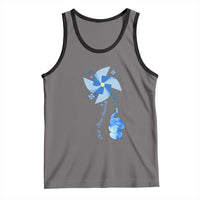 Child Abuse Prevention Awareness Tank Top Pinwheel Elephant