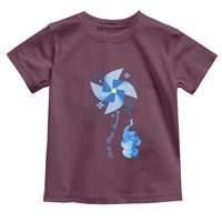 Child Abuse Prevention Awareness Toddler T Shirt Pinwheel Elephant
