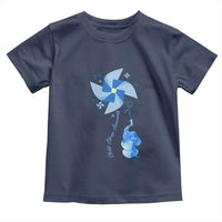 Child Abuse Prevention Awareness Toddler T Shirt Pinwheel Elephant