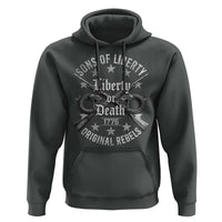 Sons Of Liberty 1776 Original Rebels Liberty Or Death Hoodie Patriotic US History - Wonder Print Shop