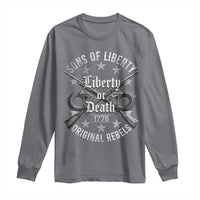 Sons Of Liberty 1776 Original Rebels Liberty Or Death Long Sleeve Shirt Patriotic US History - Wonder Print Shop