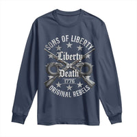 Sons Of Liberty 1776 Original Rebels Liberty Or Death Long Sleeve Shirt Patriotic US History - Wonder Print Shop
