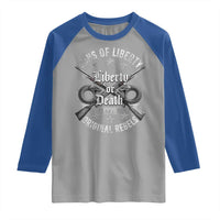Sons Of Liberty 1776 Original Rebels Liberty Or Death Raglan Shirt Patriotic US History - Wonder Print Shop