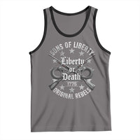 Sons Of Liberty 1776 Original Rebels Liberty Or Death Tank Top Patriotic US History - Wonder Print Shop