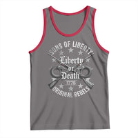 Sons Of Liberty 1776 Original Rebels Liberty Or Death Tank Top Patriotic US History - Wonder Print Shop