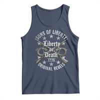 Sons Of Liberty 1776 Original Rebels Liberty Or Death Tank Top Patriotic US History - Wonder Print Shop