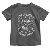 Sons Of Liberty 1776 Original Rebels Liberty Or Death Toddler T Shirt Patriotic US History - Wonder Print Shop