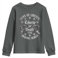 Sons Of Liberty 1776 Original Rebels Liberty Or Death Youth Sweatshirt Patriotic US History - Wonder Print Shop