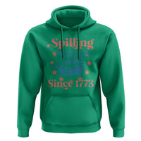 Funny Spilling The Tea Since 1776 Hoodie Us History Teacher 4th Of July - Wonder Print Shop