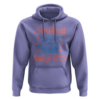 Funny Spilling The Tea Since 1776 Hoodie Us History Teacher 4th Of July - Wonder Print Shop