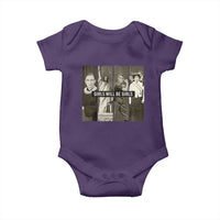 Girls Will Be Girls Baby Onesie Feminist Empowerment Historical Icons - Wonder Print Shop