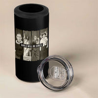 Girls Will Be Girls 4 in 1 Can Cooler Tumbler Feminist Empowerment Historical Icons - Wonder Print Shop