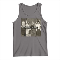 Girls Will Be Girls Tank Top Feminist Empowerment Historical Icons - Wonder Print Shop