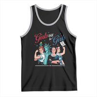 Girl Will be Girls Patriotic Feminist 4th of July Tank Top