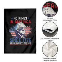 Funny No King In America Since 1776 No One Is Above The Law Garden Flag George Washington - Wonder Print Shop