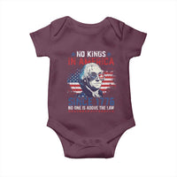 Funny No King In America Since 1776 No One Is Above The Law Baby Onesie George Washington