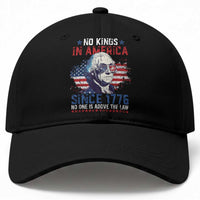 Funny No King In America Since 1776 No One Is Above The Law Baseball Cap George Washington