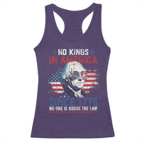 Funny No King In America Since 1776 No One Is Above The Law Racerback Tank Top George Washington