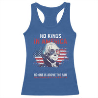 Funny No King In America Since 1776 No One Is Above The Law Racerback Tank Top George Washington