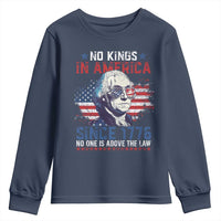 Funny No King In America Since 1776 No One Is Above The Law Youth Sweatshirt George Washington
