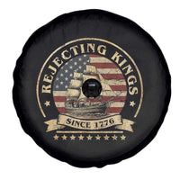 Funny Rejecting Kings Since 1773 Spare Tire Cover Vintage Patriotic USA