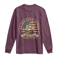 Funny Rejecting Kings Since 1773 Long Sleeve Shirt Vintage Patriotic USA