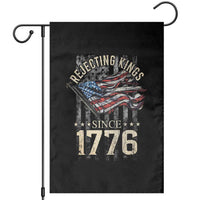 Funny Rejecting Kings Since 1776 Garden Flag Vintage American Flag - Wonder Print Shop