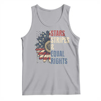 Funny Stars Stripes And Equal Rights Tank Top 4th Of July Women's Rights Sunflower - Wonder Print Shop