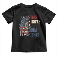 Funny Stars Stripes And Equal Rights Toddler T Shirt 4th Of July Women's Rights Sunflower - Wonder Print Shop