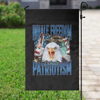 Funny Inhale Freedom Exhale Patriotism Garden Flag American Pride Eagle 4th Of July - Wonder Print Shop