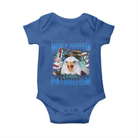 Funny Inhale Freedom Exhale Patriotism Baby Onesie American Pride Eagle 4th Of July - Wonder Print Shop