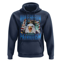 Funny Inhale Freedom Exhale Patriotism Hoodie American Pride Eagle 4th Of July - Wonder Print Shop