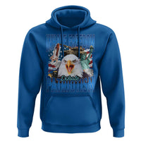 Funny Inhale Freedom Exhale Patriotism Hoodie American Pride Eagle 4th Of July - Wonder Print Shop