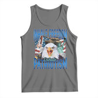 Funny Inhale Freedom Exhale Patriotism Tank Top American Pride Eagle 4th Of July - Wonder Print Shop