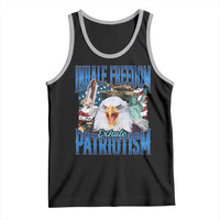 Funny Inhale Freedom Exhale Patriotism Tank Top American Pride Eagle 4th Of July - Wonder Print Shop